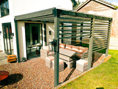 Framola™ Pergola Privacy Wall Installation Channels for 2" Timber