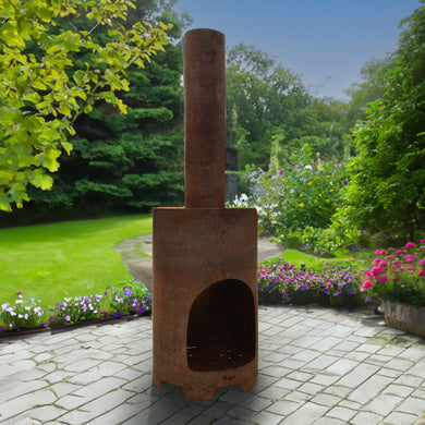 Volcann™ Round-Body Chiminea & Outdoor Patio Heater