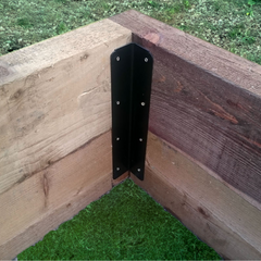 2-Tier Internal & External Corner Railway Sleeper Bracket