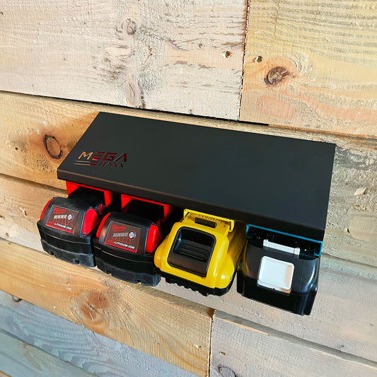 MegaMaxx UK™ Power Tool Battery Storage Rack