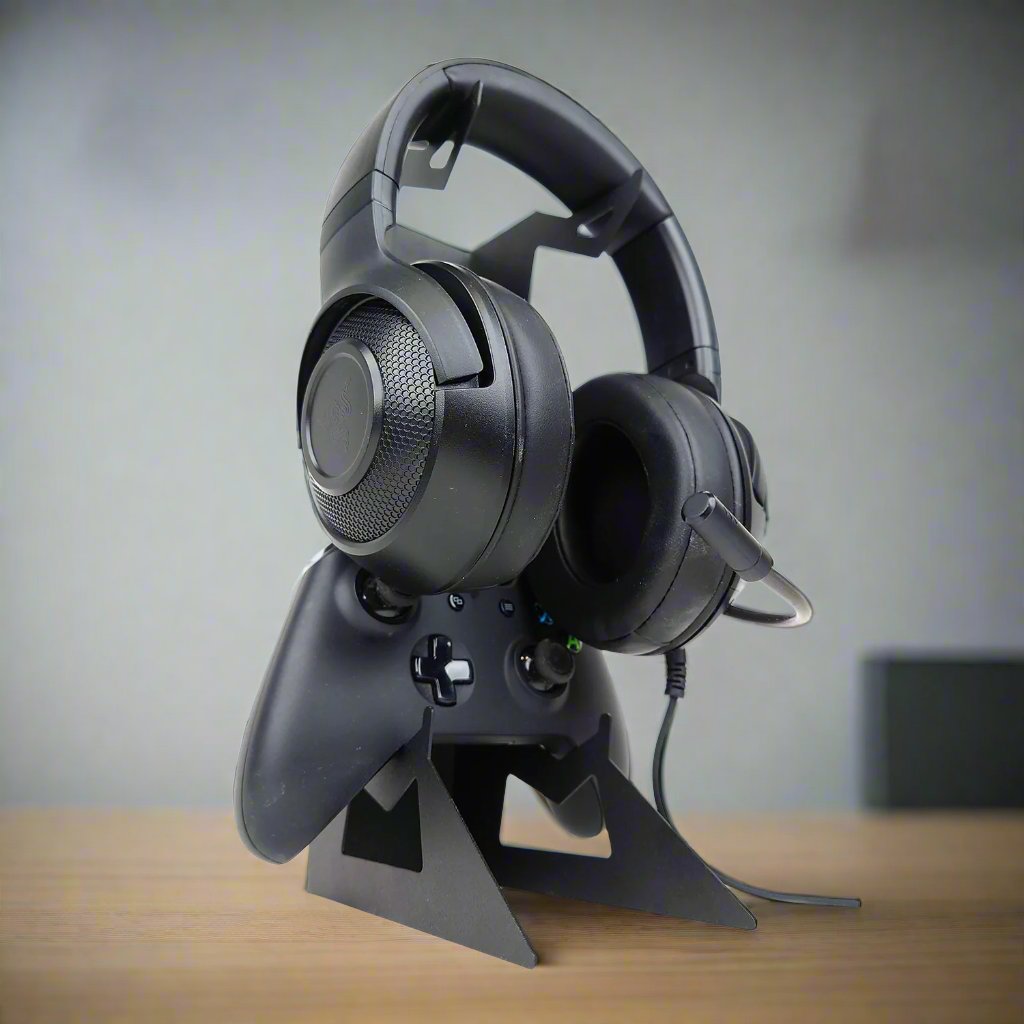 GameShieldz™ Free-Standing Games Headset & Controller Stand