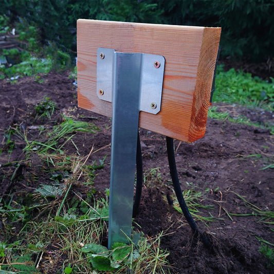 Outdoor & Garden External Mains Plug Socket Installation Stake