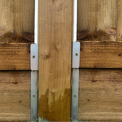 FenceEasy Gravel Board & Fence Panel Clip Combo Brackets
