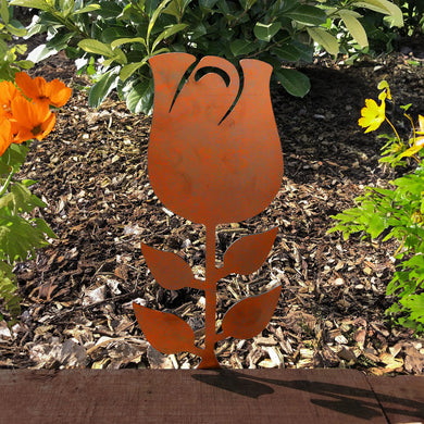 Bellamy Rustic Steel Flower Garden Ornaments