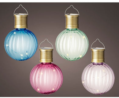 Tree Hanging Outdoor Solar Light Balls - Indoor Outdoors