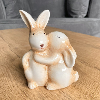 Bunny Rabbit Ornament - Love & Hugs - Indoor Outdoors