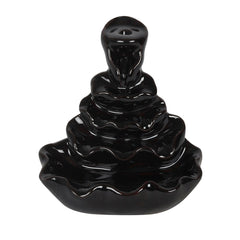 Waterfall Burner Backflow Smoke Censer Holder with 10 Cones - Indoor Outdoors