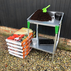 Bellamy Greenhouse Potting Table - Indoor Outdoors