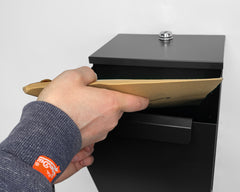 Lockable Wall Mount Secure Parcel Box - Keeps Parcel Deliveries Secure