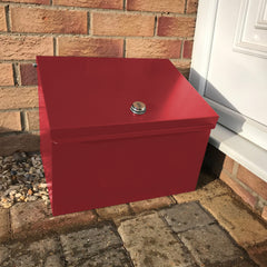 Small Lockable Parcel Box for Secure Deliveries - Indoor Outdoors