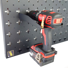 Nukeson Tool Wall - Drill Holder Attachment - Indoor Outdoors