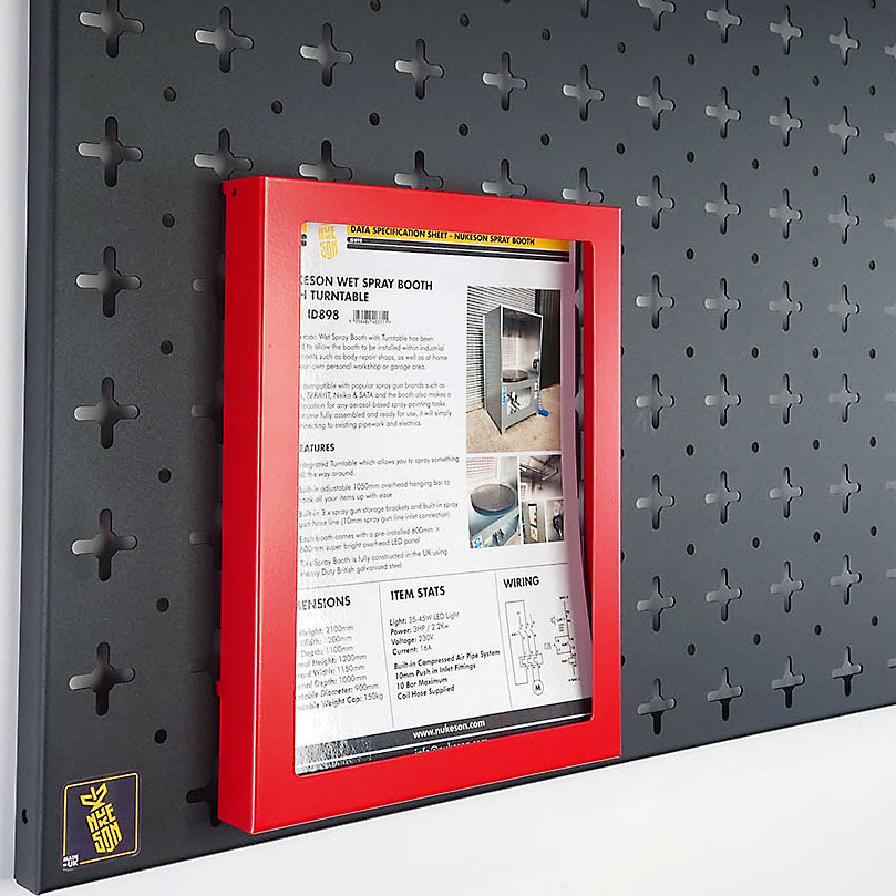 Nukeson Tool Wall - A4/A5/A6 Paper Vertical Slot Attachment - Indoor Outdoors