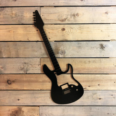 Minimalist Electric Guitar Stratocaster Wall Art - Indoor Outdoors