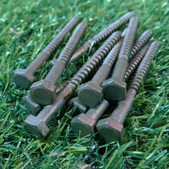 Railway Sleeper Timber Screws 10mm Head MiniPack - Indoor Outdoors