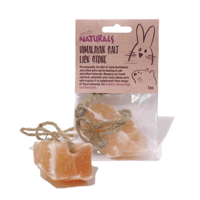 Natural Himalayan Salt Lick for Small Animals - Indoor Outdoors