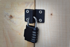 MegaMaxx Extra-Strong Heavy Duty Padlock Hasp Locking Bracket - Indoor Outdoors