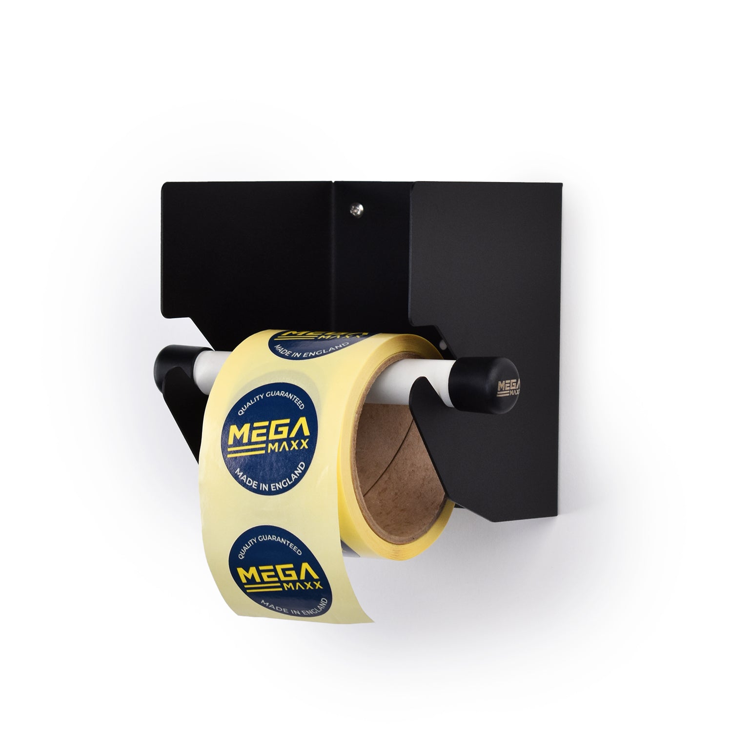 MegaMaxx Surface Mount or Wall Mount Label & Sticker Roll Dispenser - Indoor Outdoors